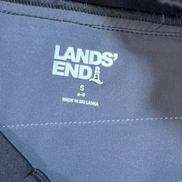 Lands’ End Athleisure Wide Leg Pants Women’s S Black Pull On - Picture 10 of 16